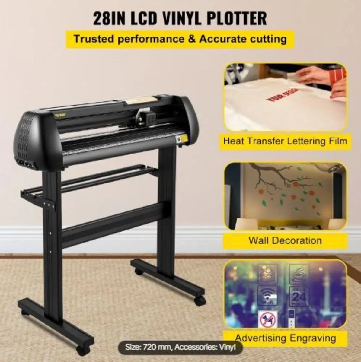 Vinyl Cutter Machine, 28-inch Cutting - Image 2