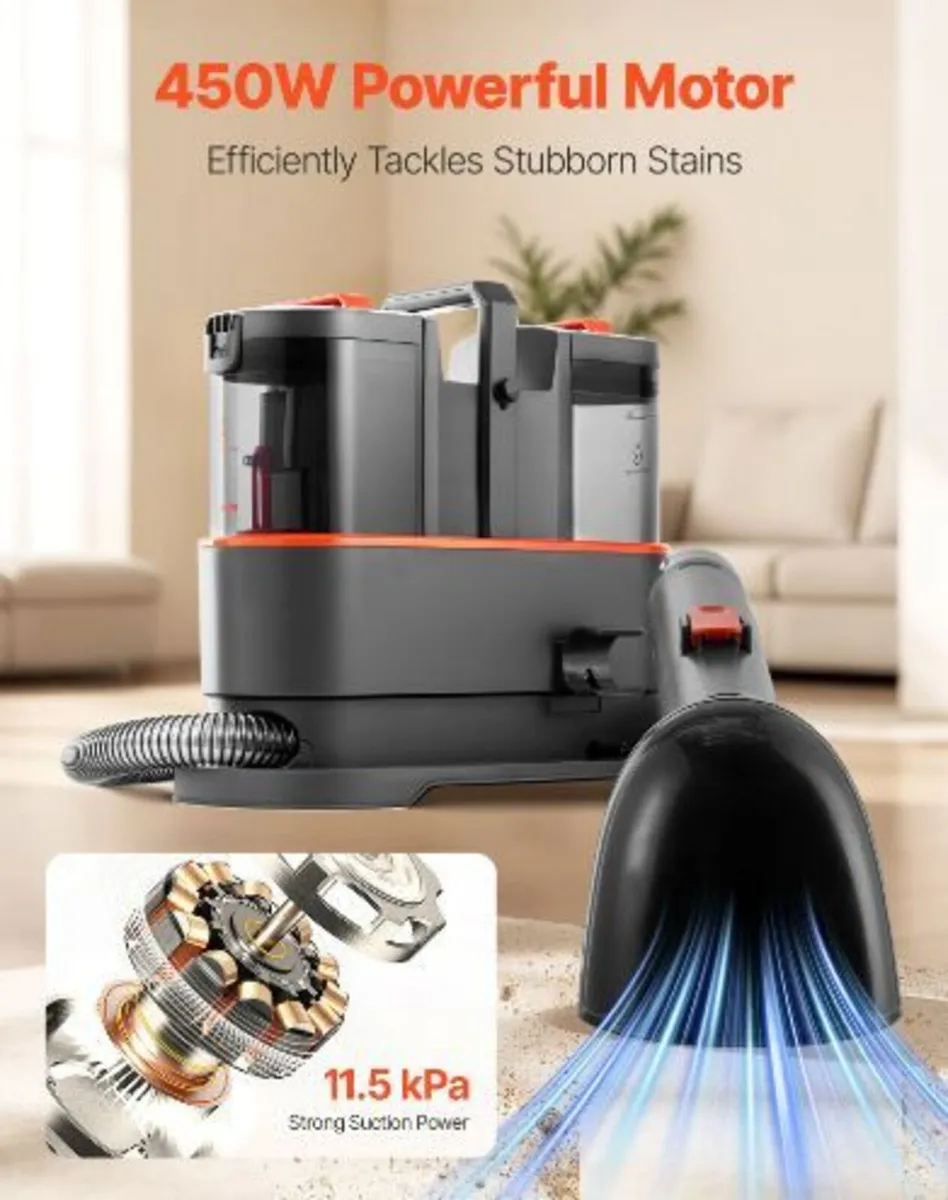 Carpet Cleaner Machine, 1.5 L Clean - Image 4