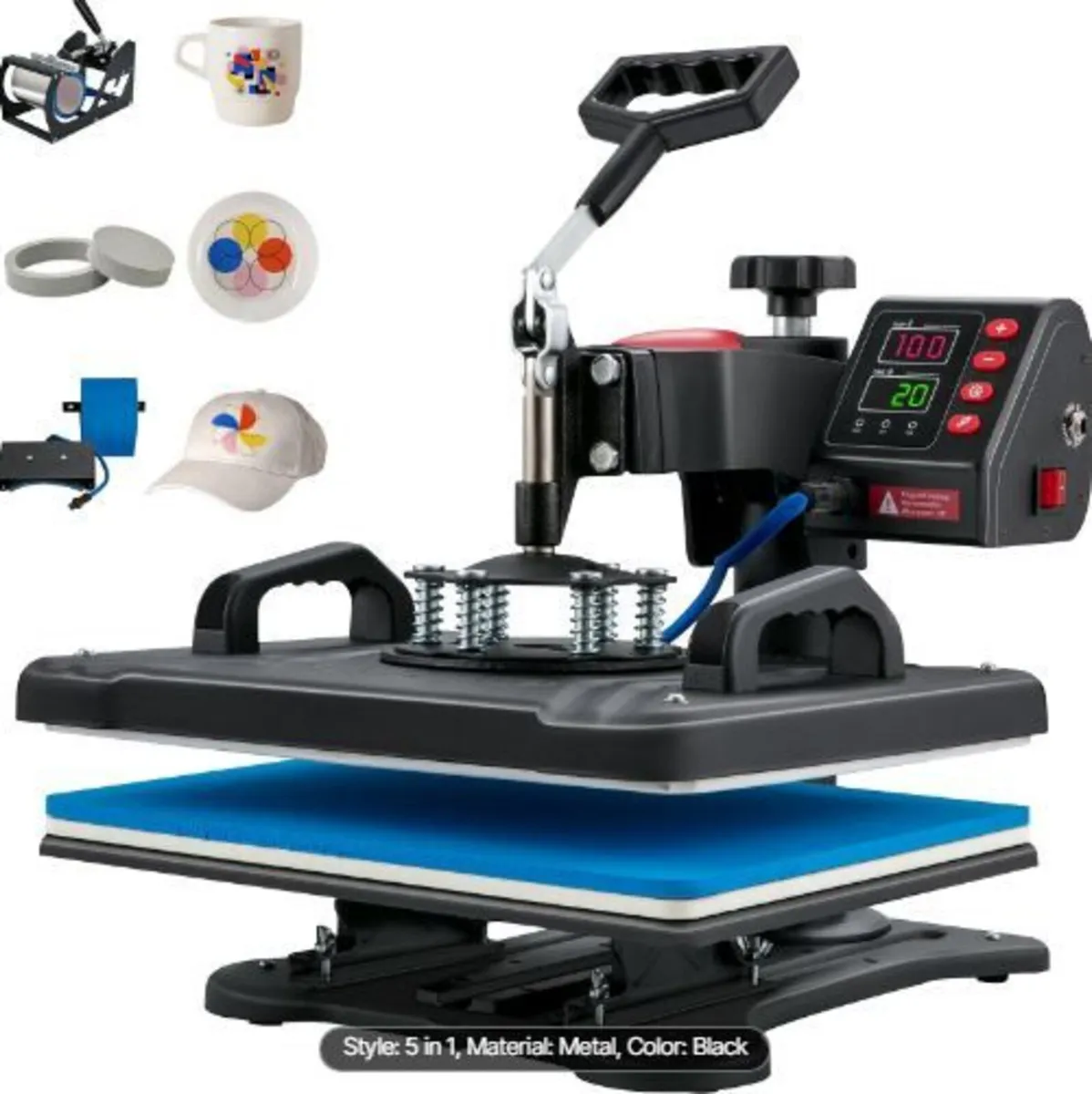 Heat Press, 5 in 1 Heat Press Machine Machine - Image 3