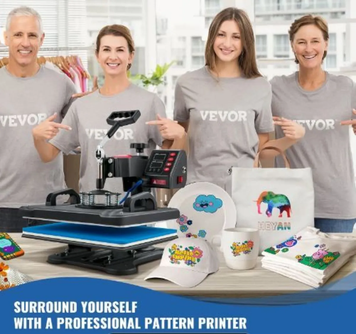 Heat Press, 5 in 1 Heat Press Machine Machine - Image 4