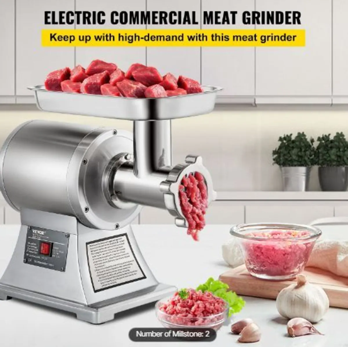 Electric Meat Mincer, 1100W - Image 3