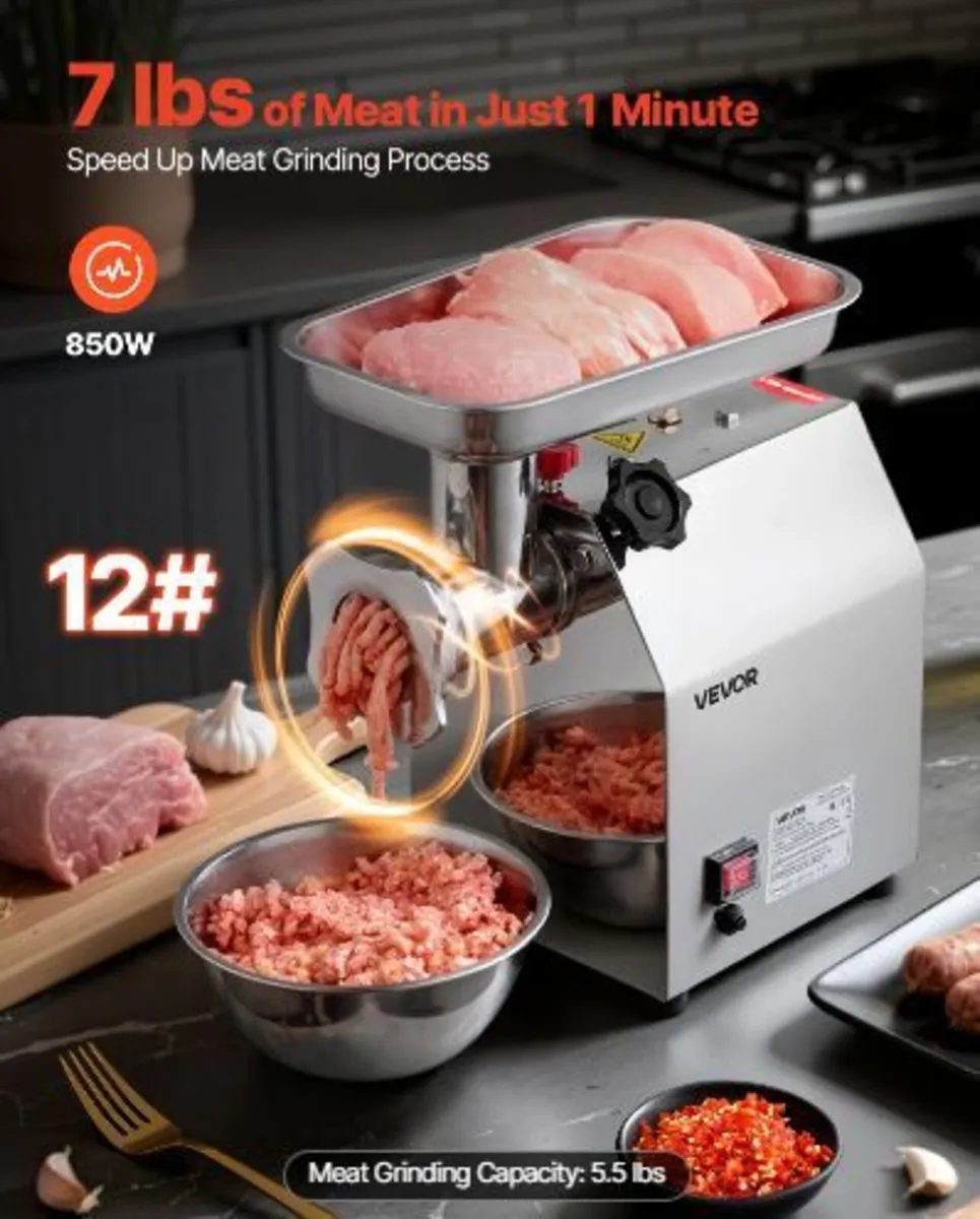 Commercial Electric Meat Grinder - Image 3