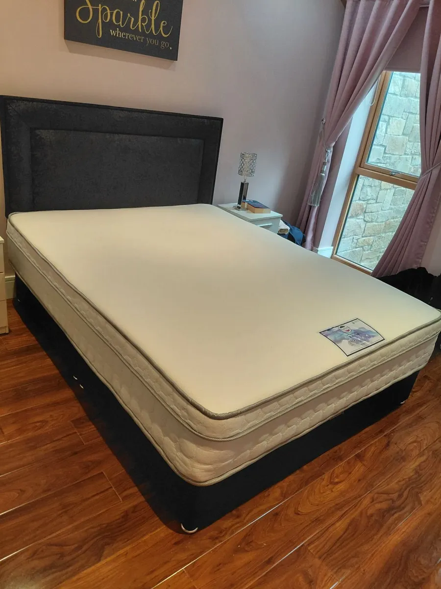 King Divan bed and mattress - Image 2