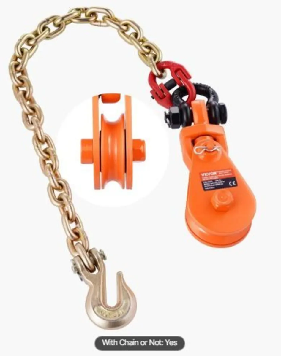 2 Ton Snatch Block with G80 Chain - Image 4