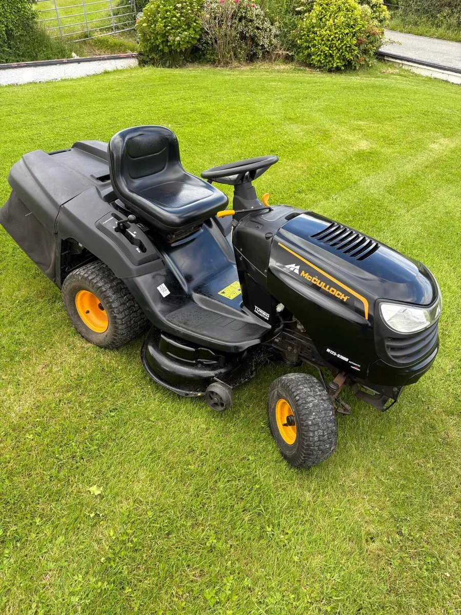 McCulloch ride on mower - Image 2