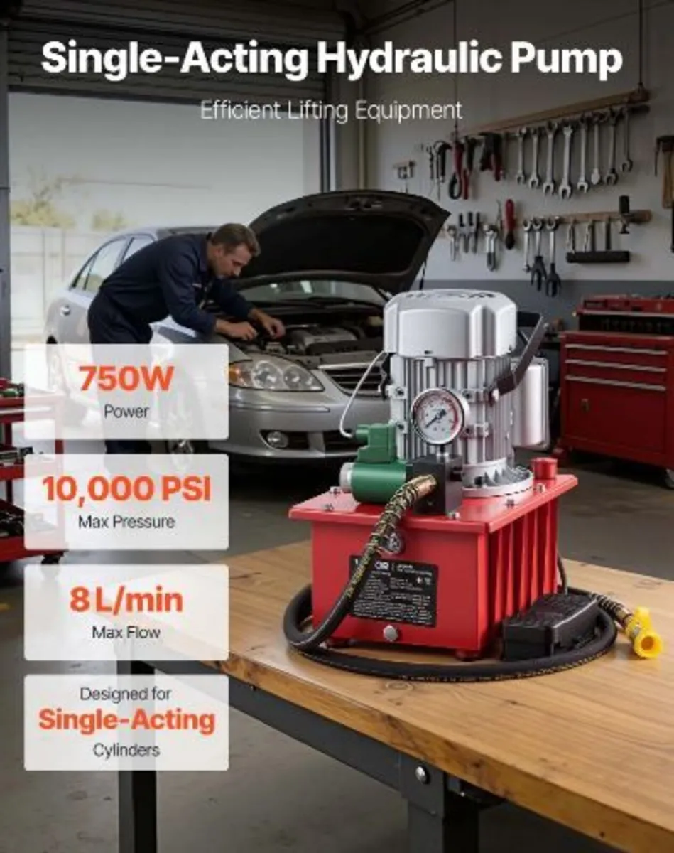 Electric Driven Hydraulic Pump, 750W - Image 3