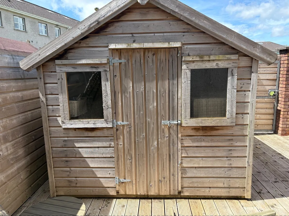 8x8 ft shiplap Garden shed - Image 1