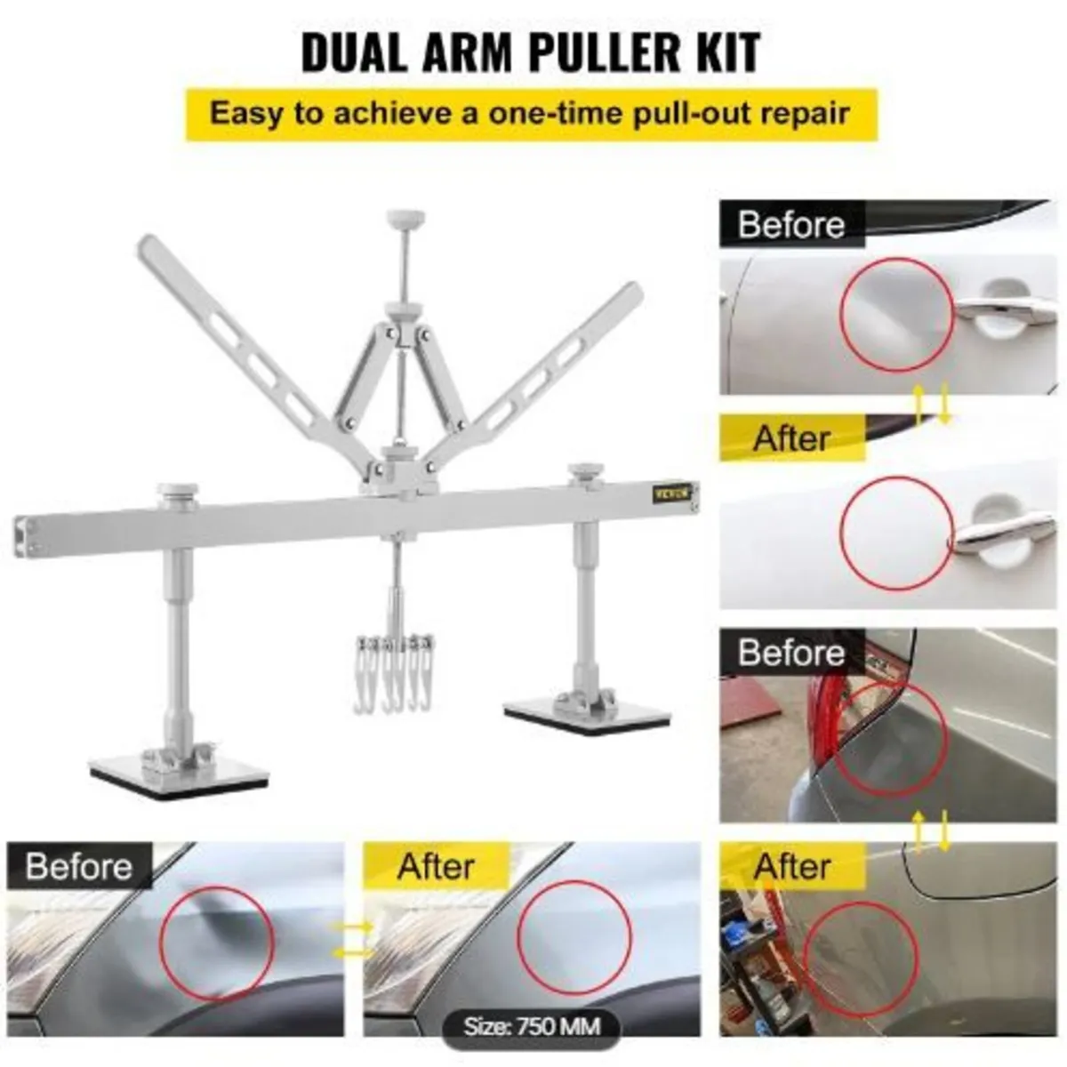 Dent Pull Lever Bar Kit Fit for Aluminum - Image 2