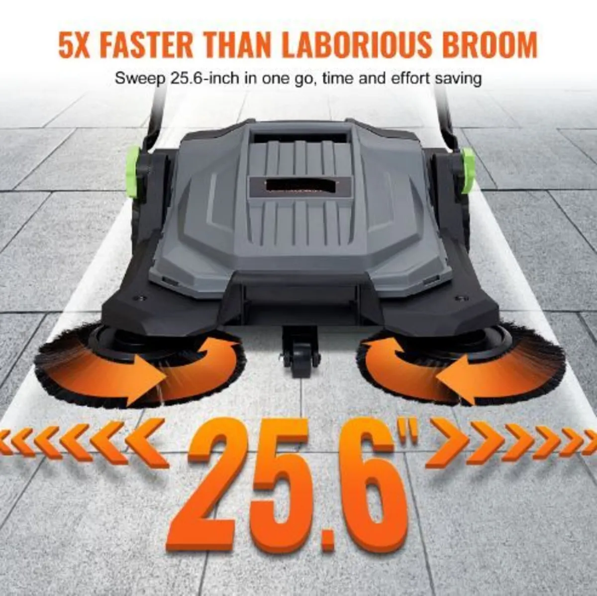 Walk-behind Hand Push Floor Sweeper - Image 3