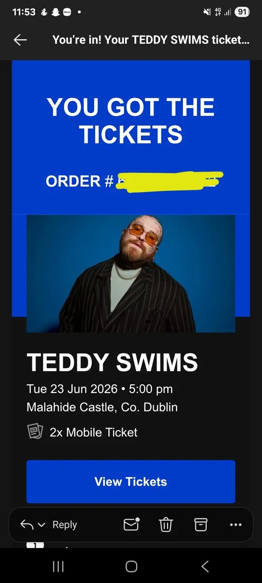 Teddy Swims Tickets