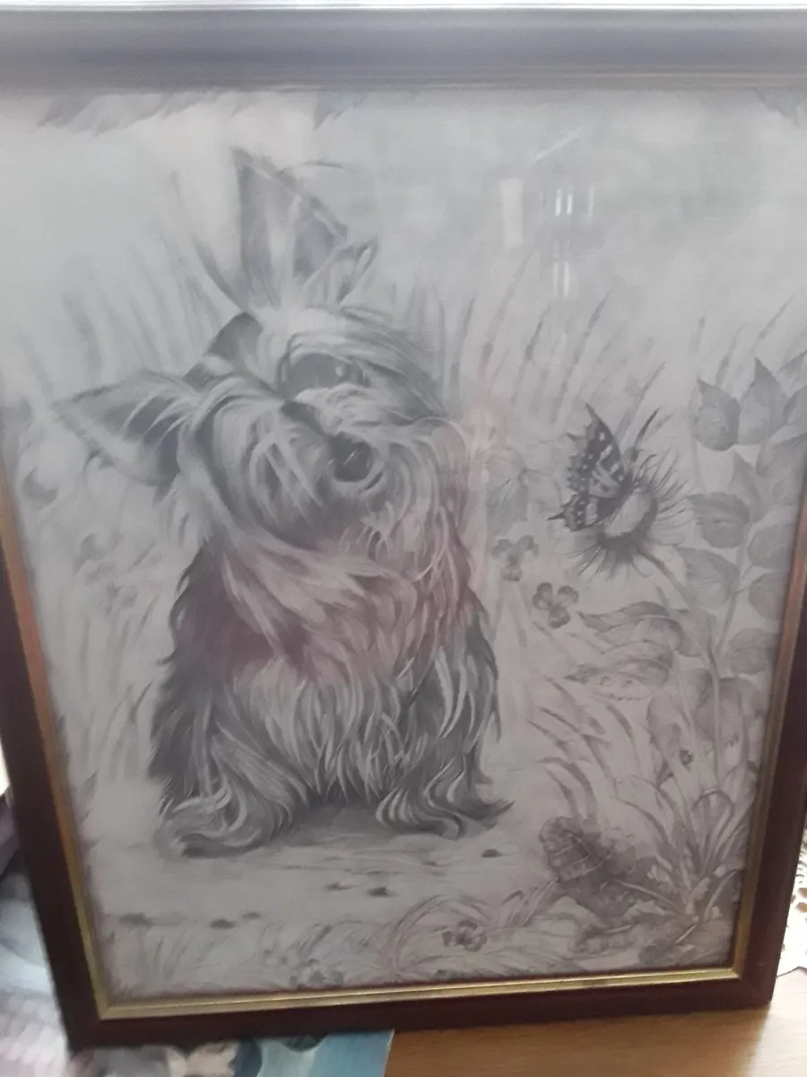 Picture print of the sketch of a dog - Image 2