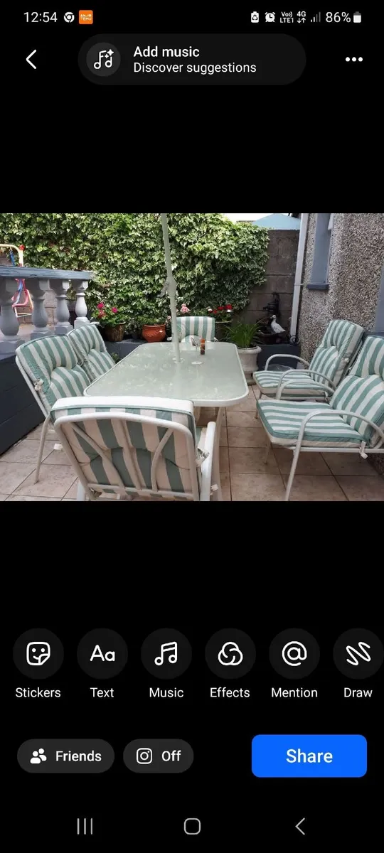 Patio set
