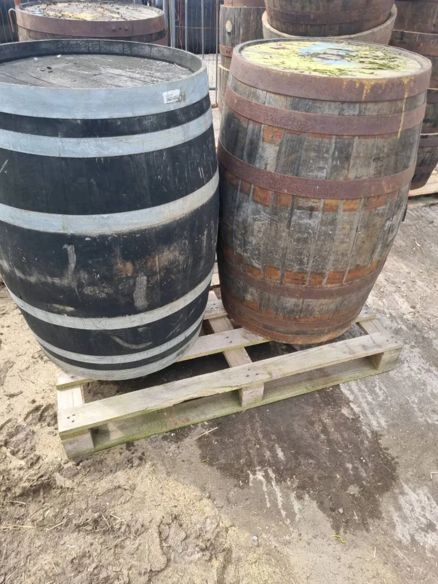 Whiskey barrels - Image 1