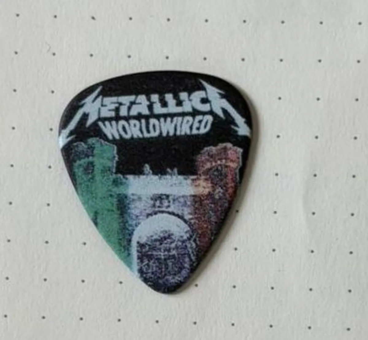 Metallica guitar pick - Slane 08 June 2019 - Image 1