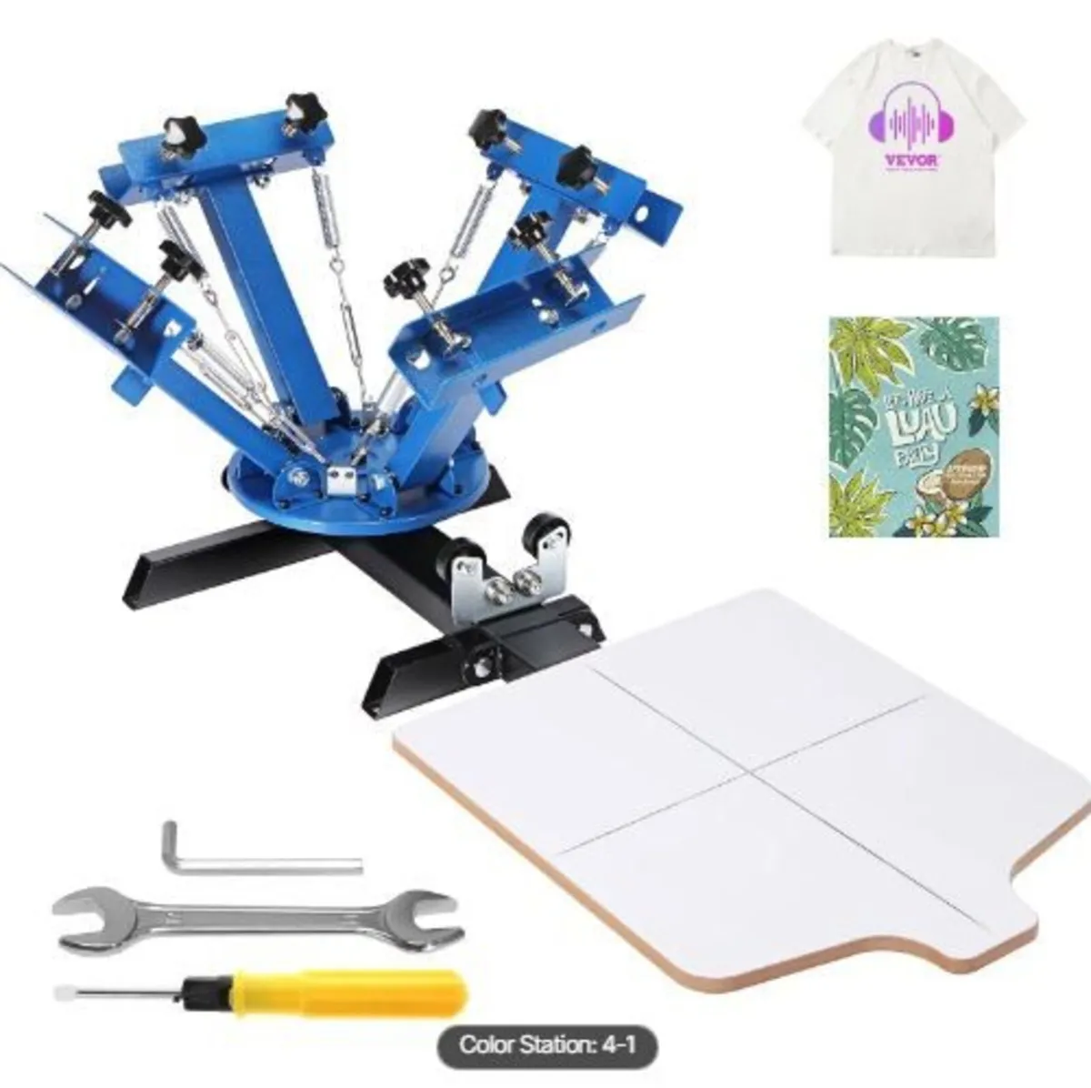 Screen Printing Machine, 4 Color 1 Station 360° - Image 2