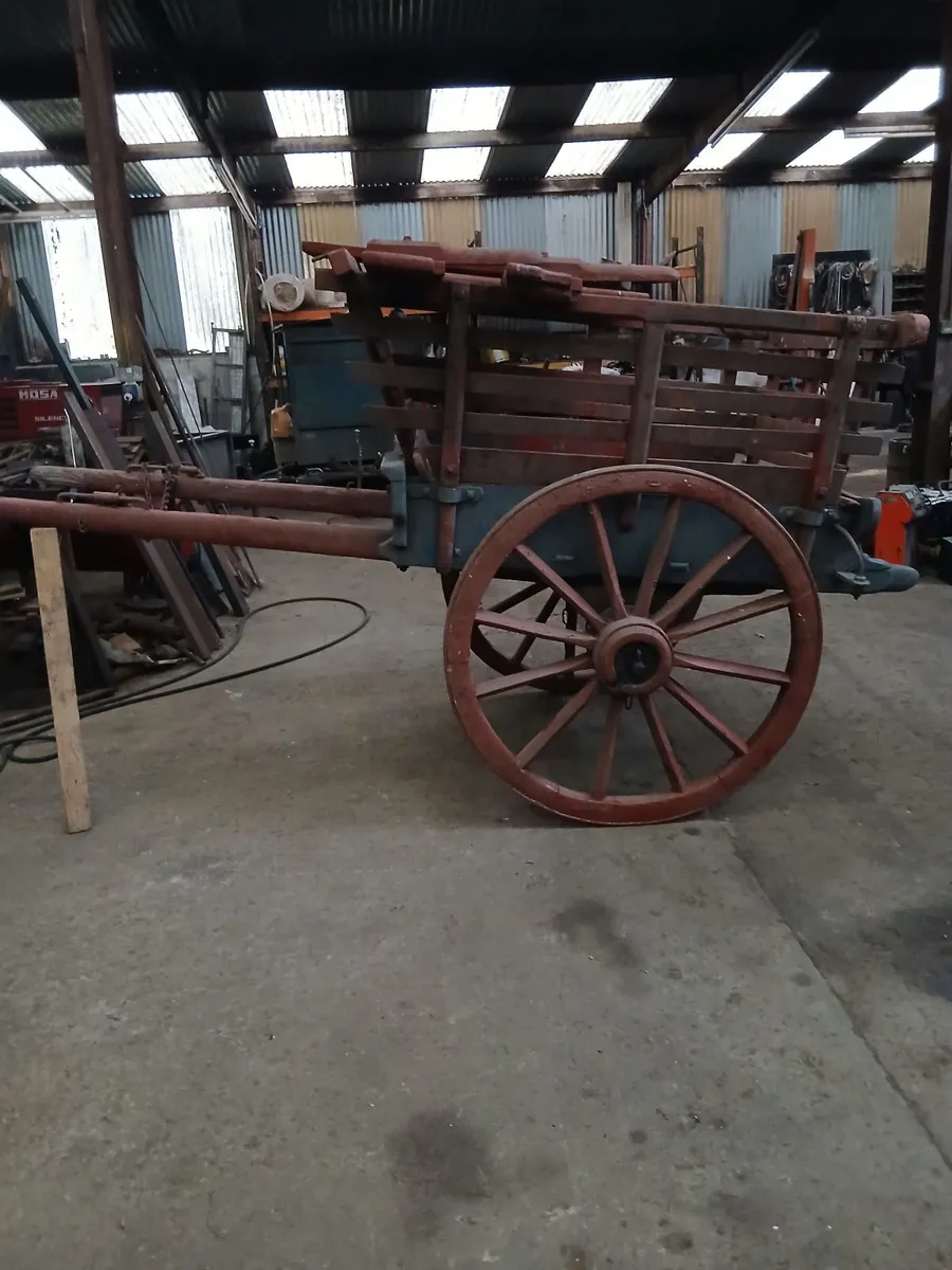 Vintage donkey cart - Image 1