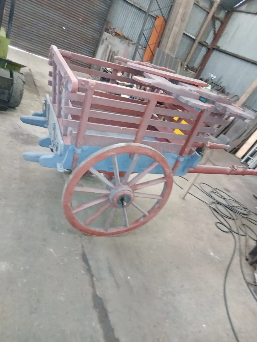 Vintage donkey cart - Image 3