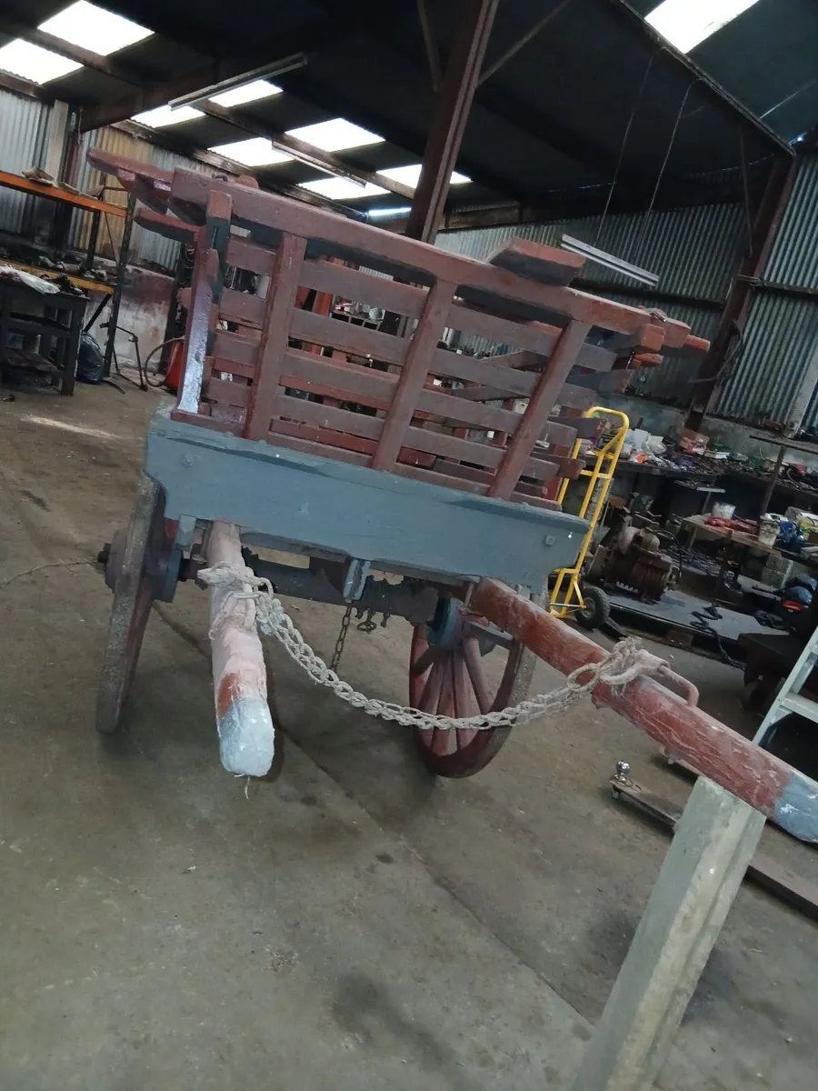 Vintage donkey cart - Image 4