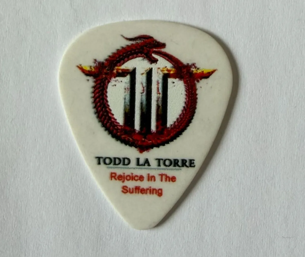 Tood La Todd (Queensrÿche) guitar pick - Image 1