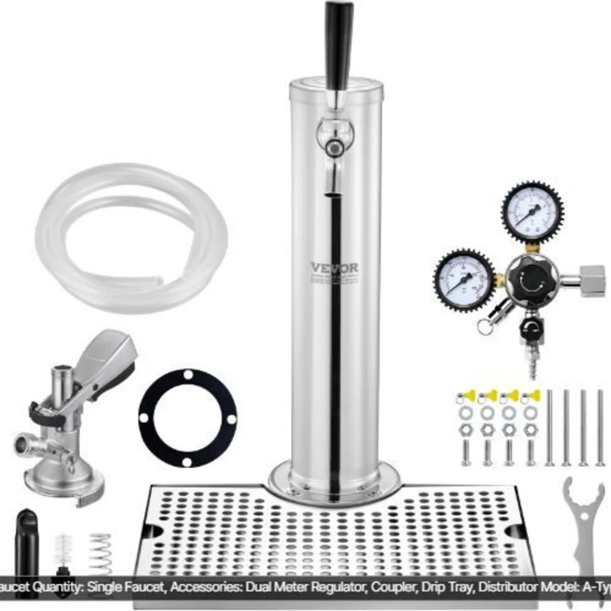 Kegerator Tower Kit, Single Tap Beer - Image 2