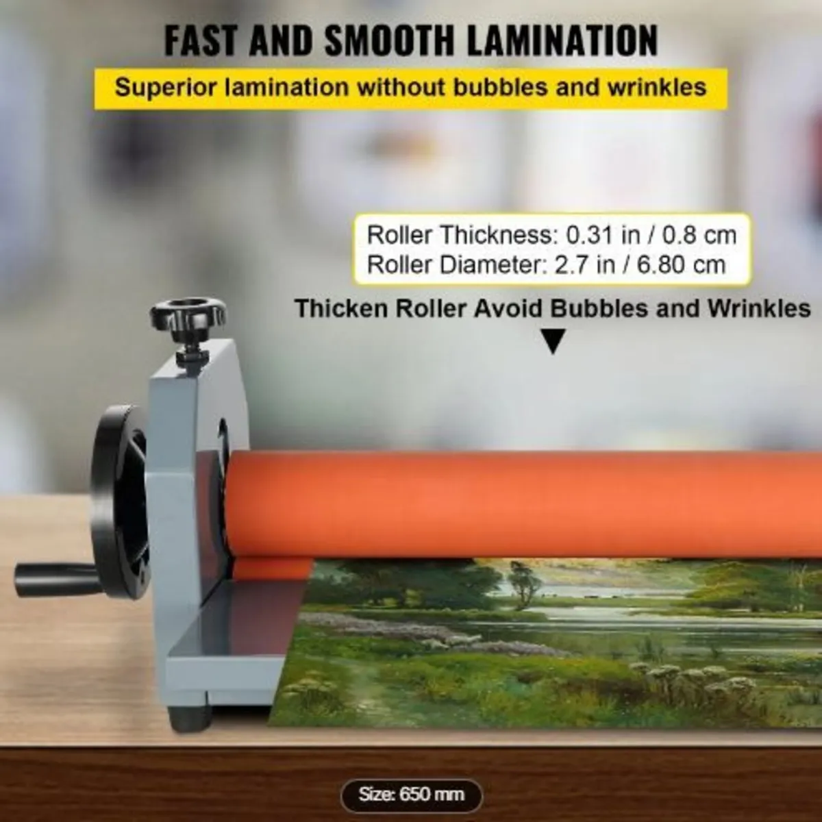 25.5" 650MM Manual Cold Roll Laminator - Image 3