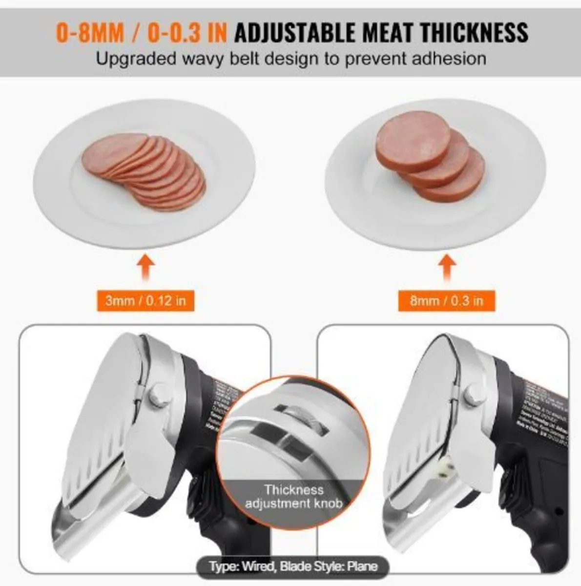 Electric Shawarma Knife, 80W Professional - Image 4