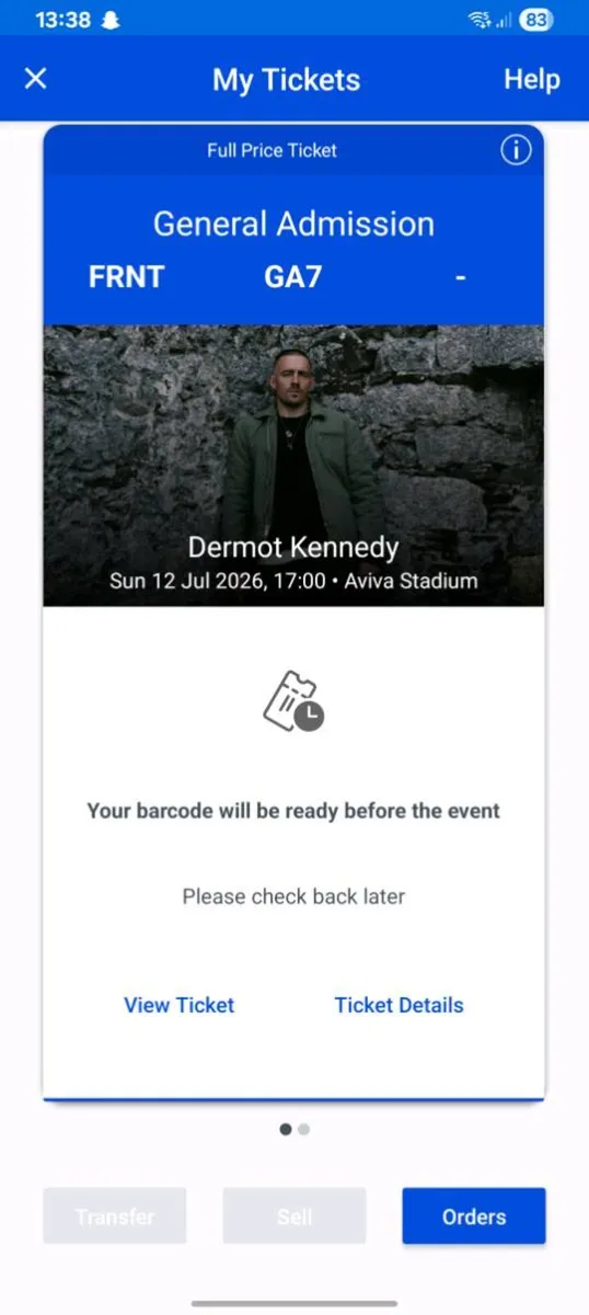 Dermot Kennedy Tickets - Image 1