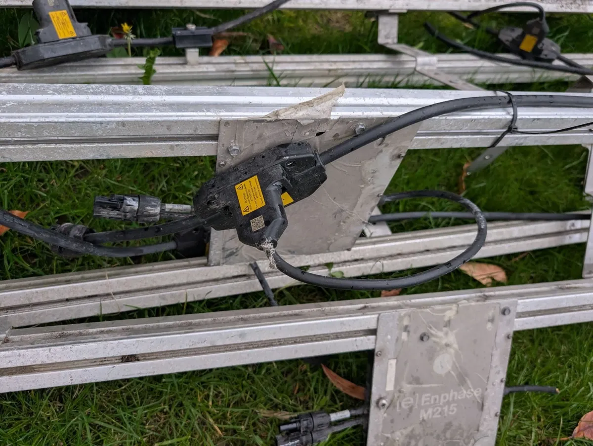Solar Panels and Enphase MicroInverters with rails - Image 3