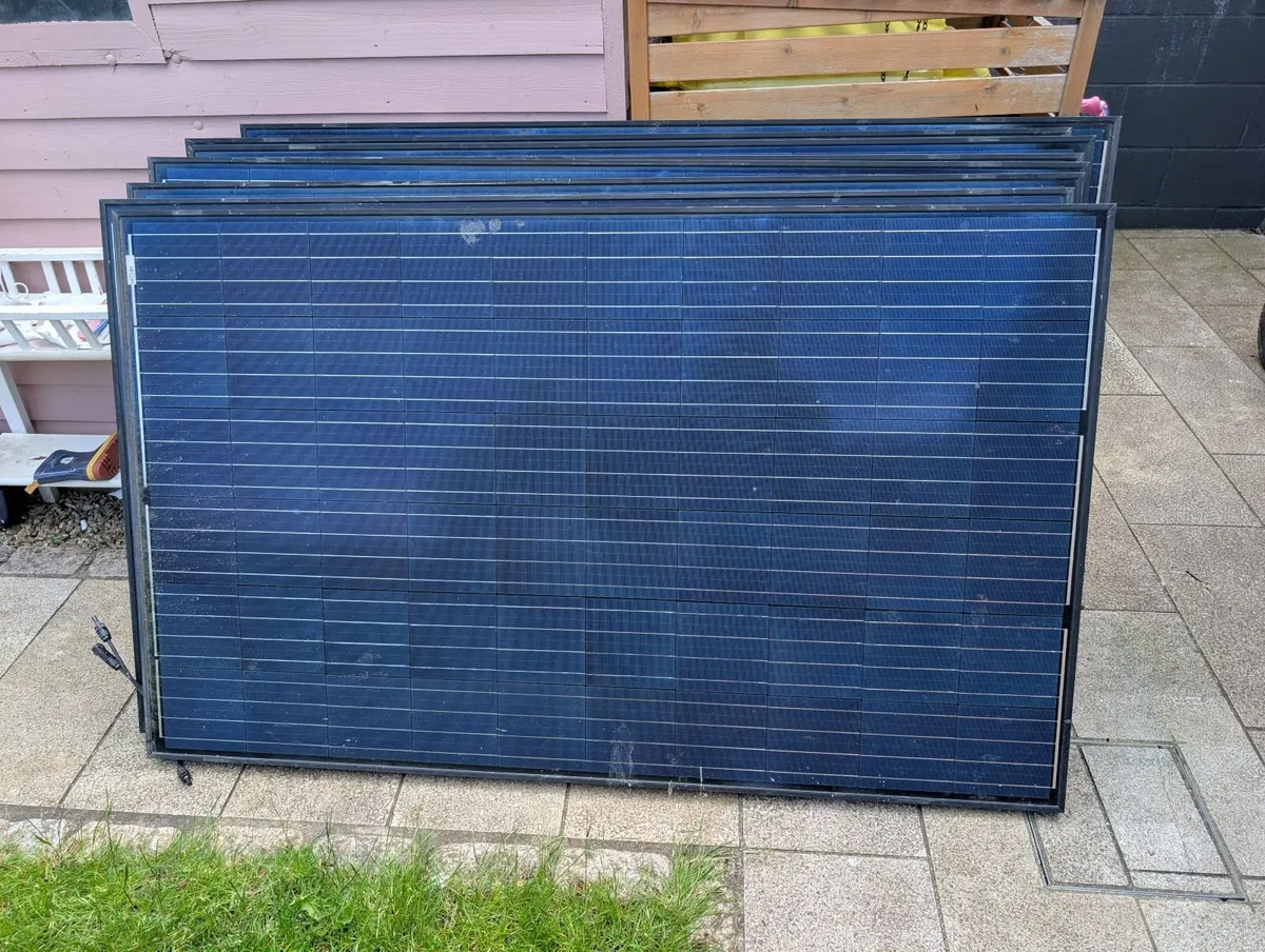 Solar Panels and Enphase MicroInverters with rails - Image 1