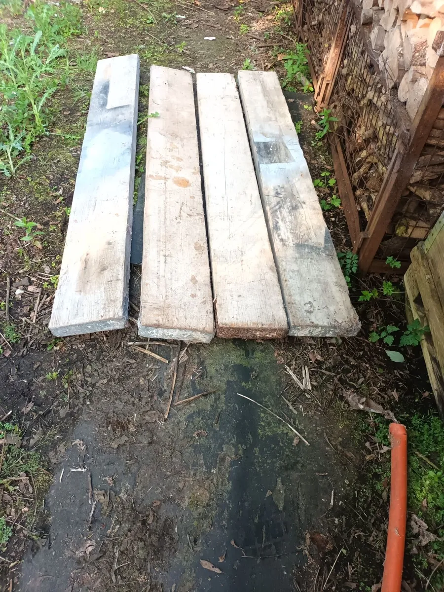 Adjustable steel builders trestles with 6'  boards - Image 3