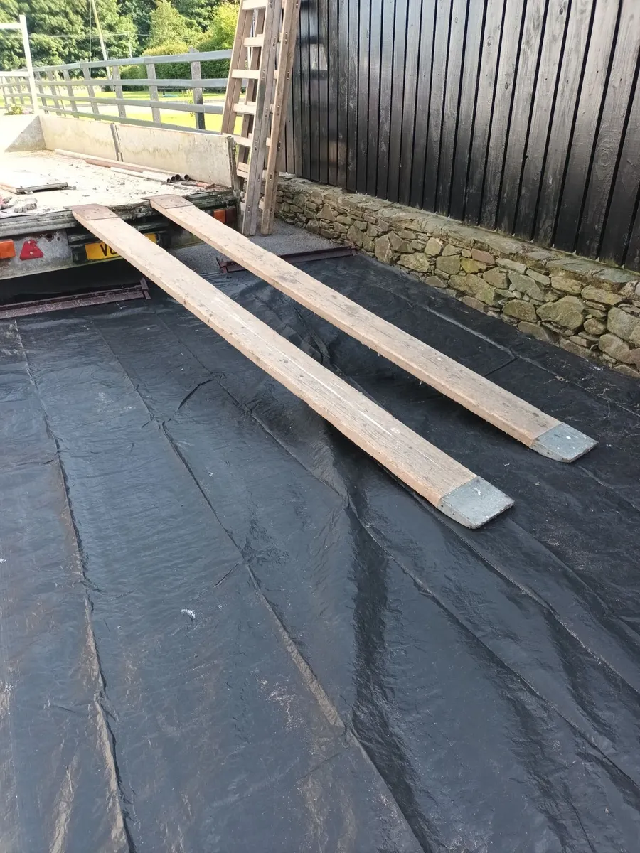 Trailer loading ramps for small plant - Image 1