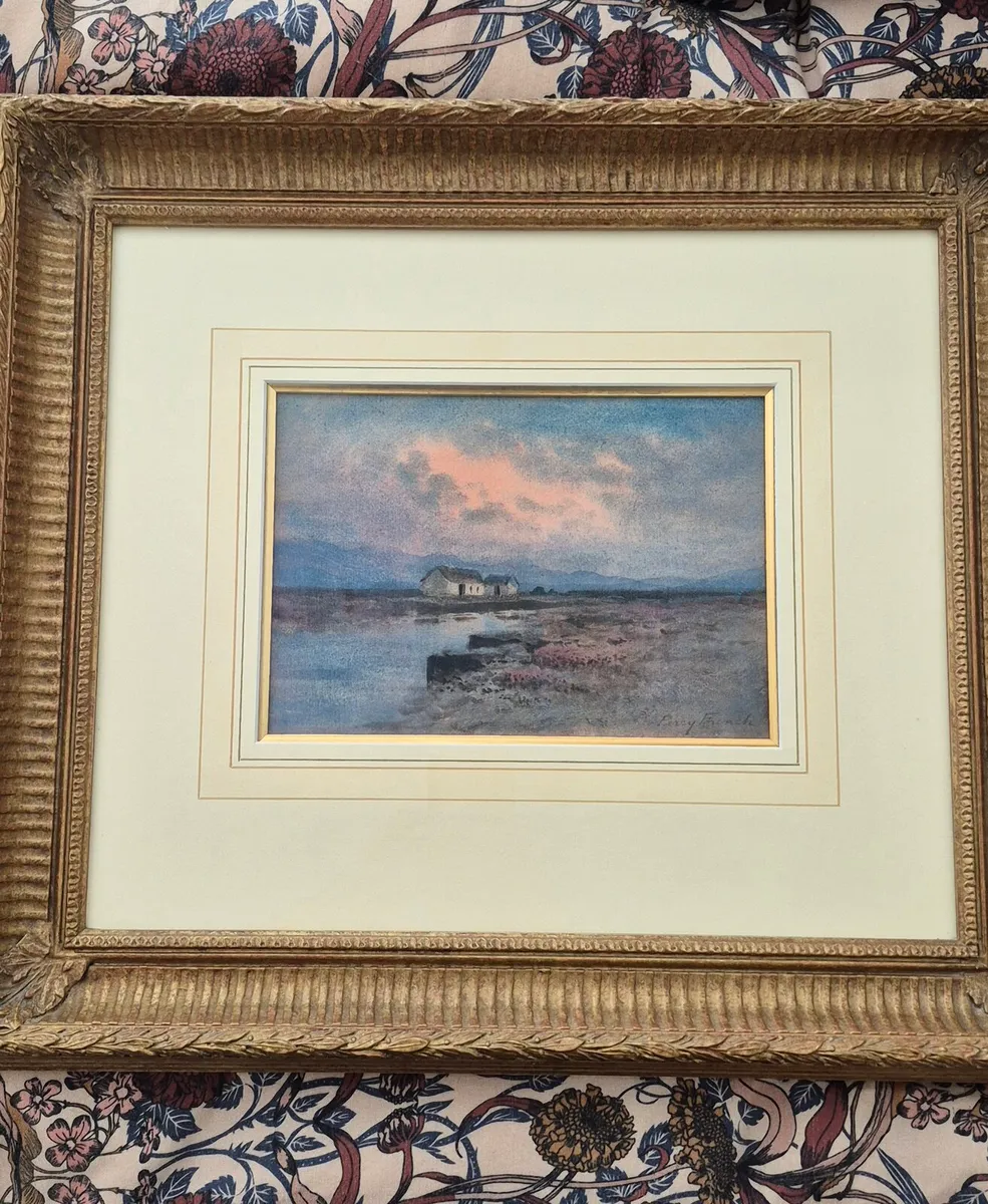 Percy French Lakeside Cottages Leitrim Watercolour - Image 3