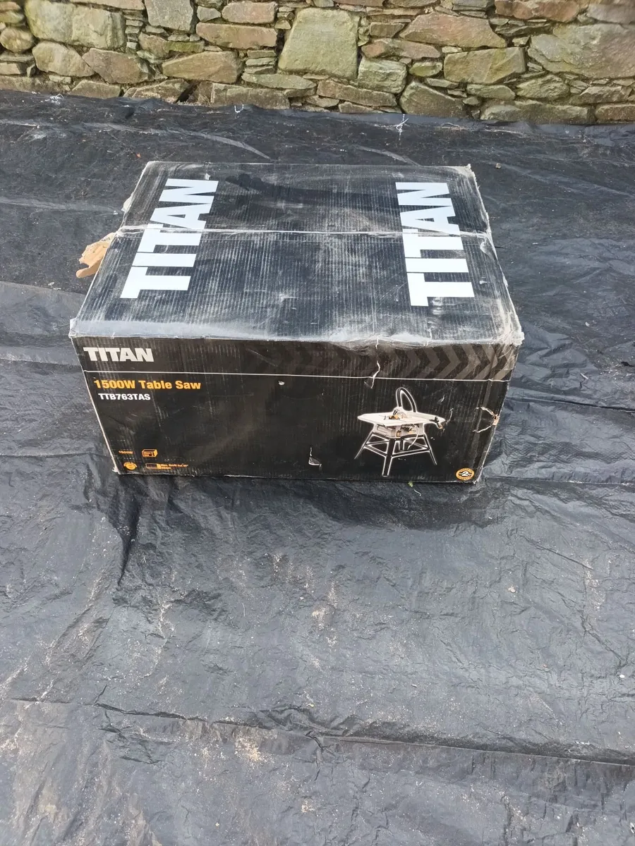 New Titan 1500w Table saw still in box unopened - Image 1