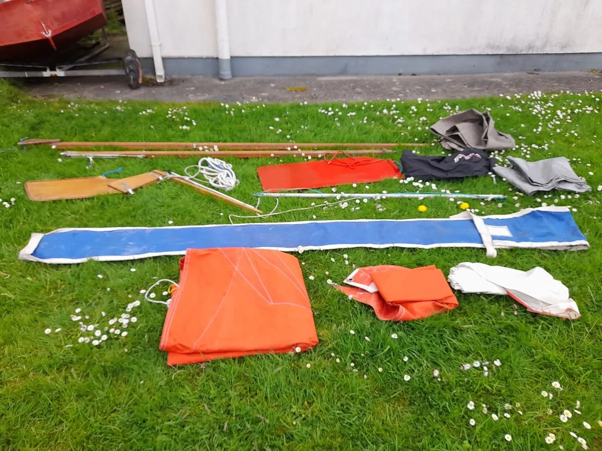 Mirror Dingy and launching trailor for Sale - Image 2