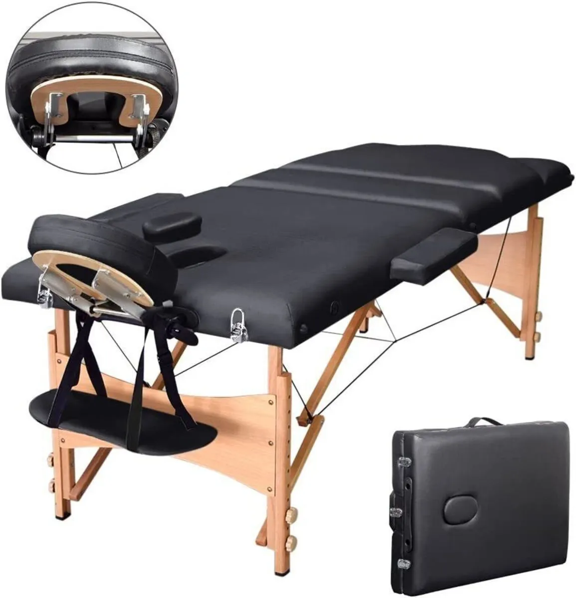 Portable Massage Bed Table - Foldable Beauty Couch - Image 1