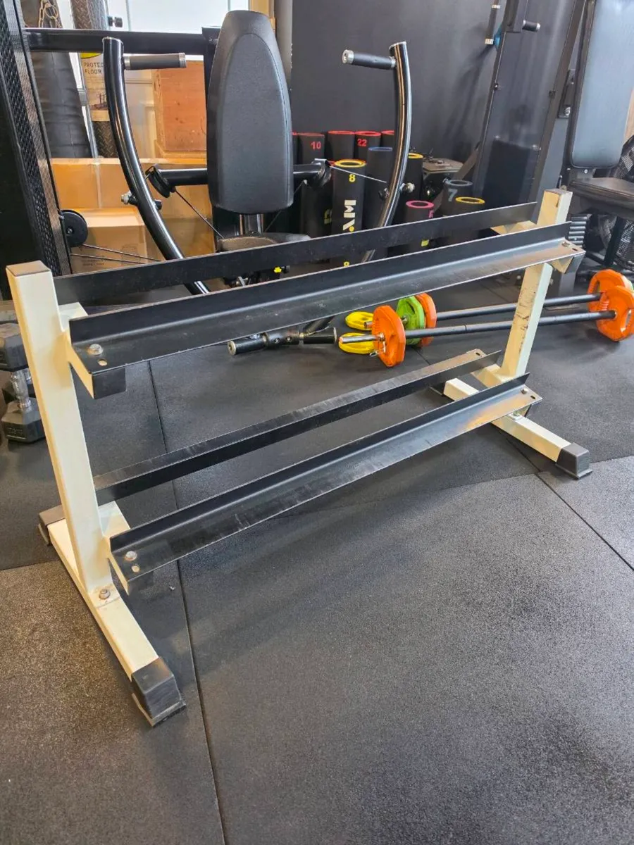2 heavy duty dumbell racks for sale - Image 2