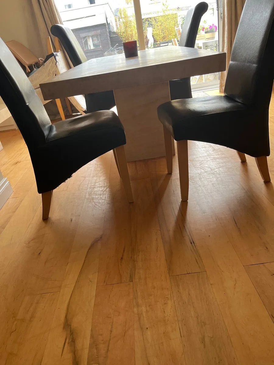 Large dining room marble table - Image 2