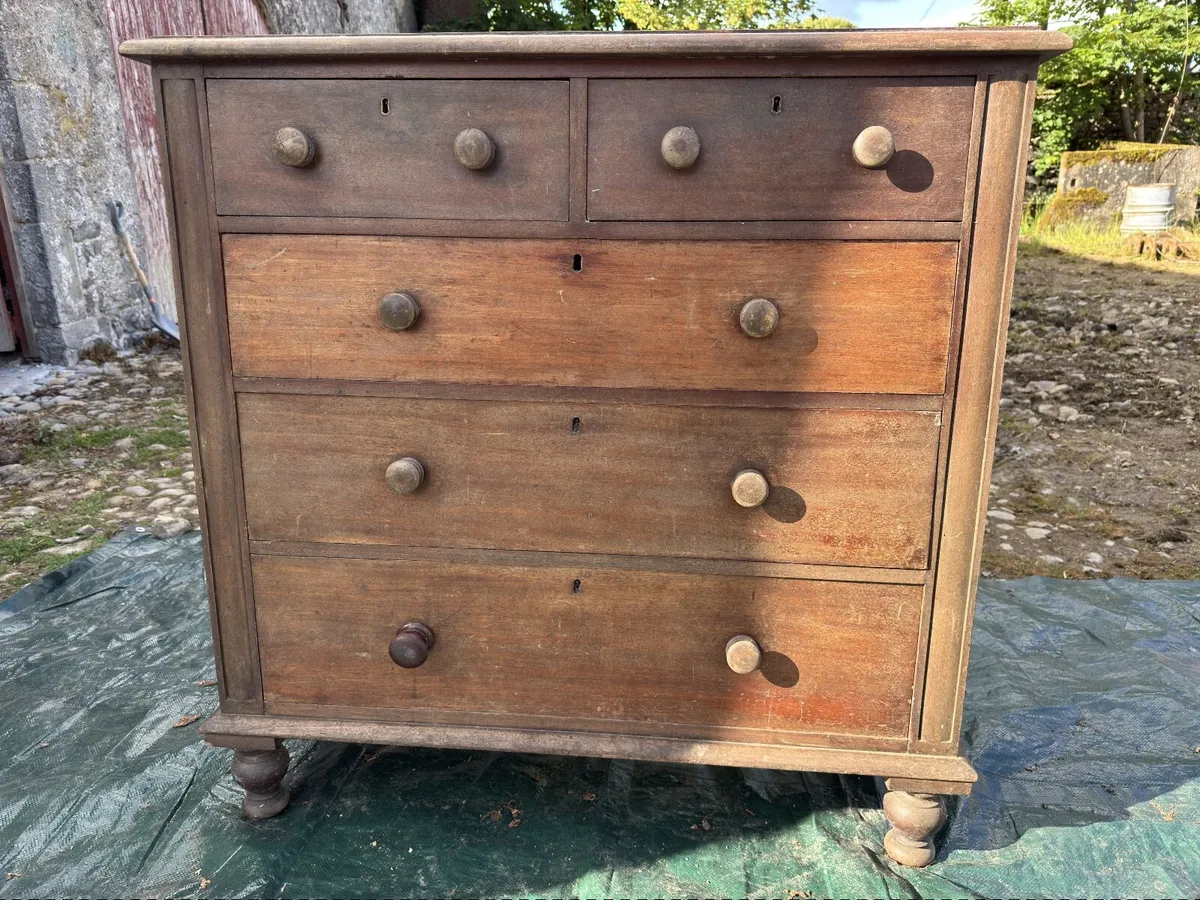 Mahogany Chest of Drawers - Image 3