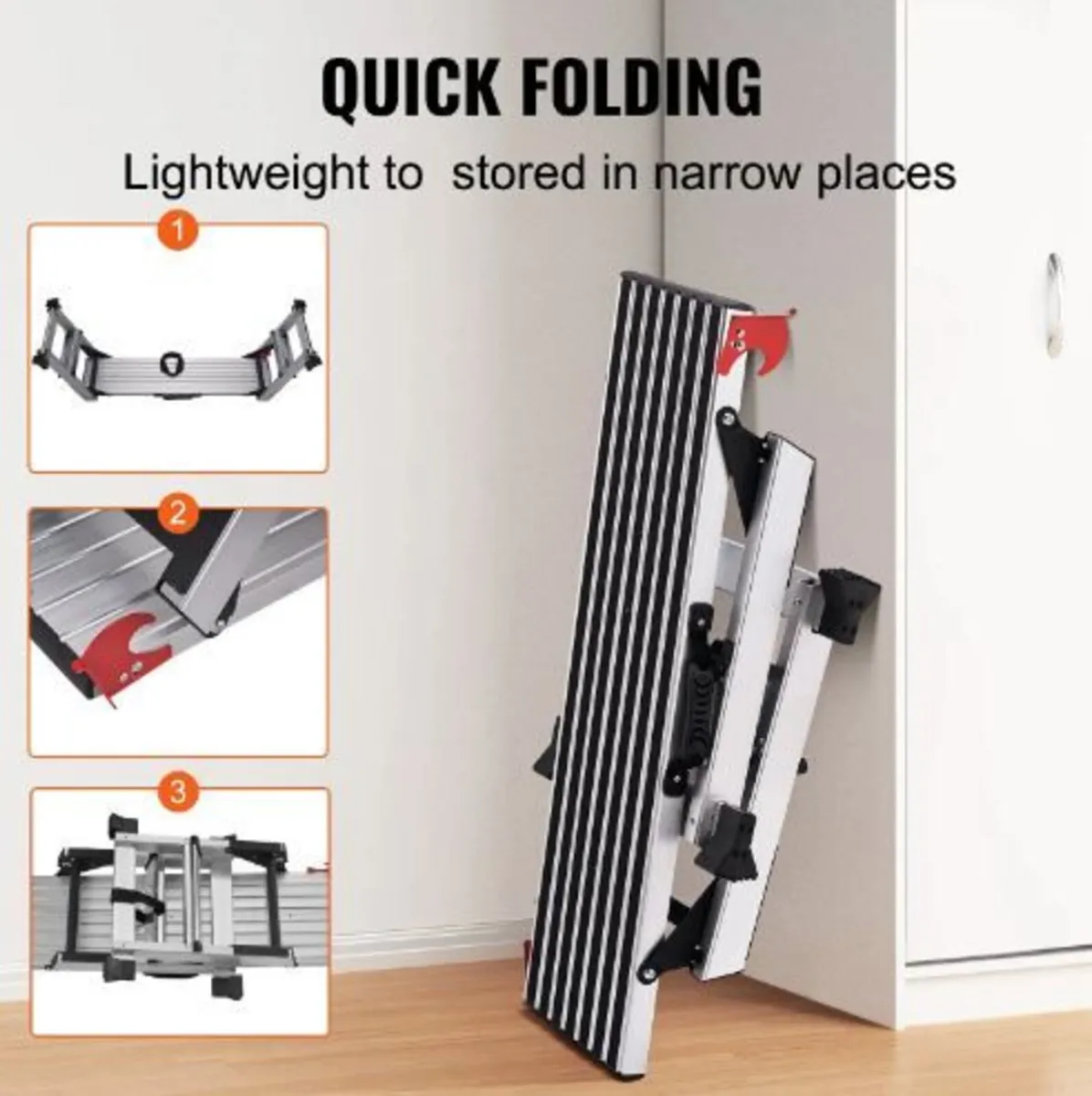 Folding Work Platform, 299.4 kg Load Capacity - Image 3