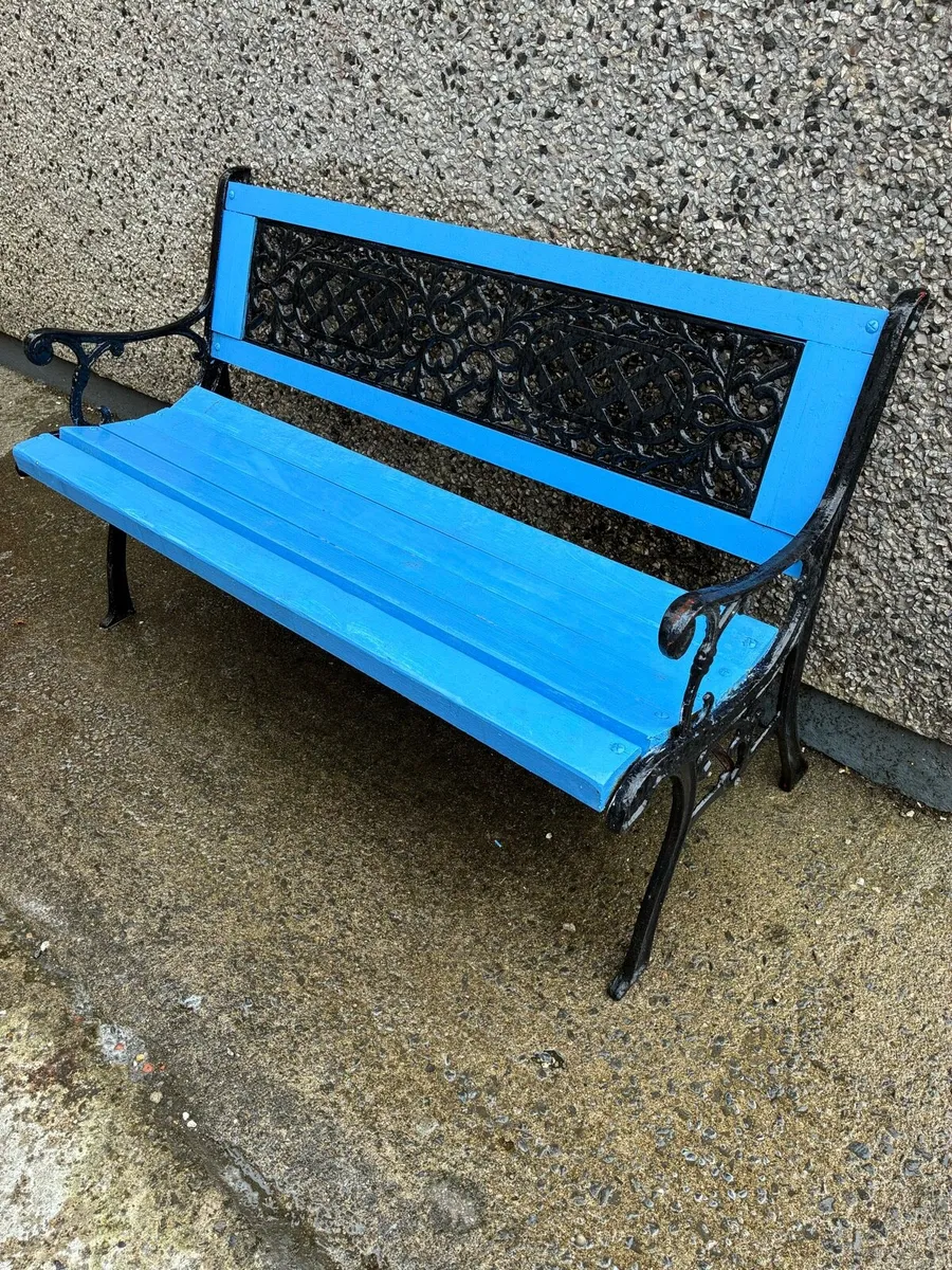 Garden bench, hardwood very sturdy - Image 2