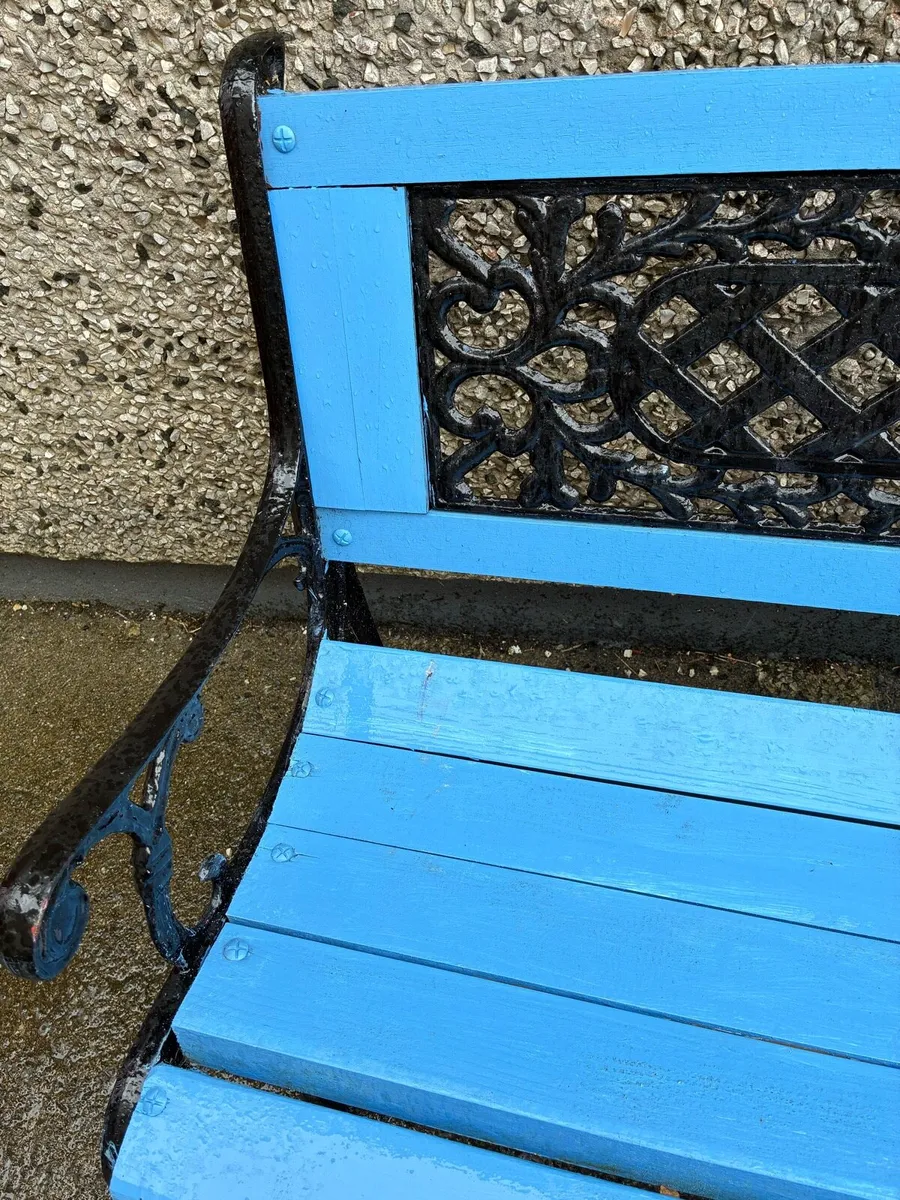 Garden bench, hardwood very sturdy - Image 4