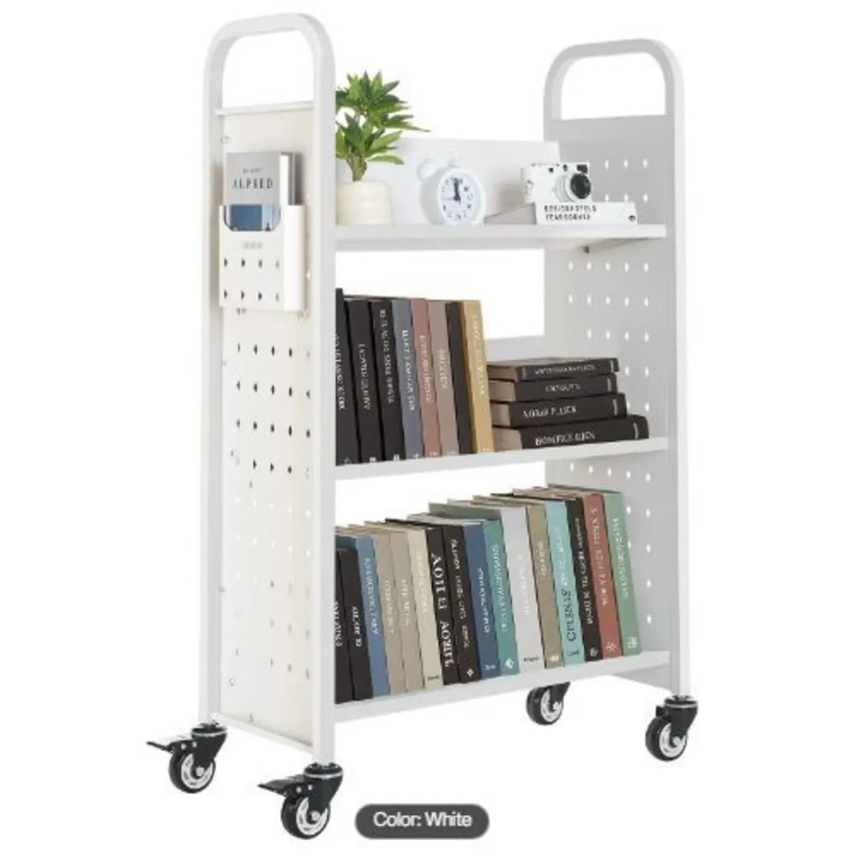 Rolling Library Book Cart, 150 kg Capacity - Image 1