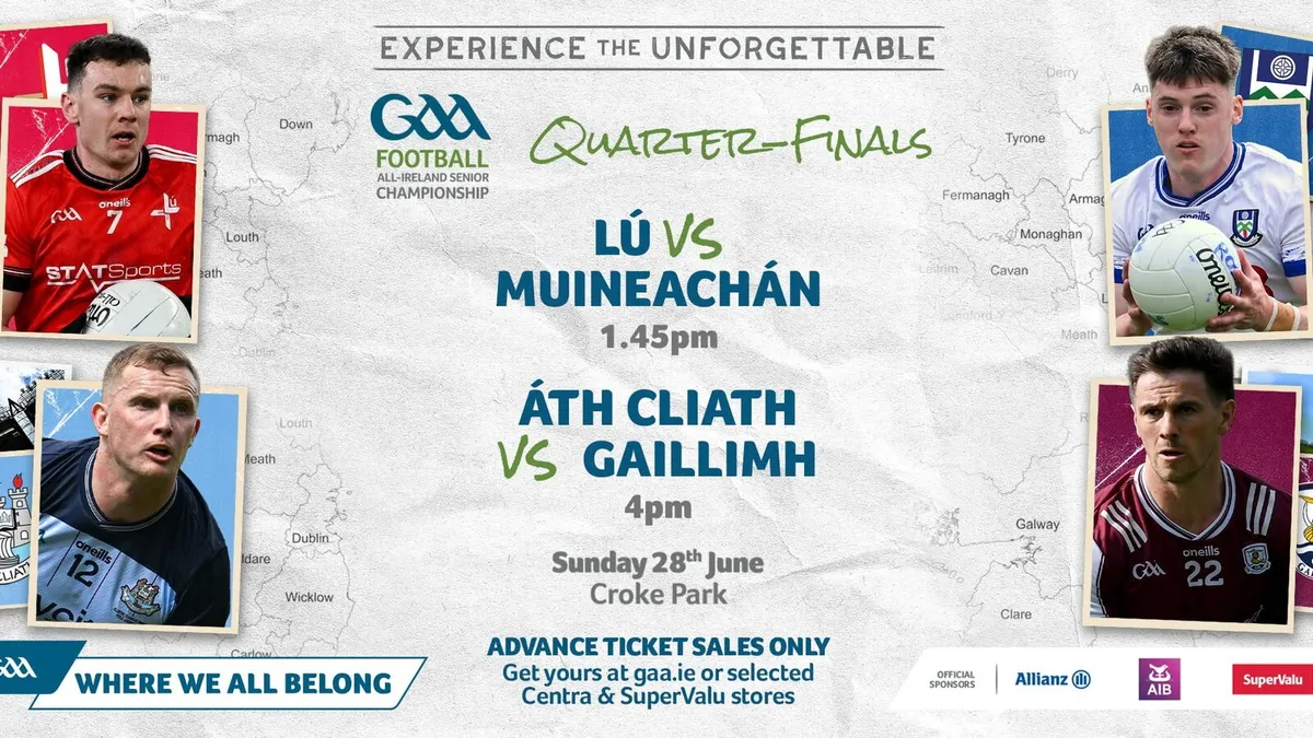 GAA QF - Louth v Monghan & Galway v Dublin