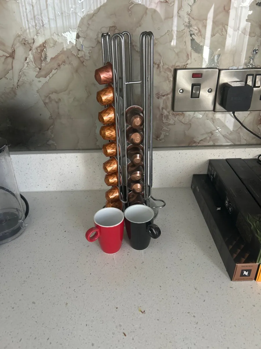 Nespresso Coffee Machine c/w Pods and Accesories - Image 3