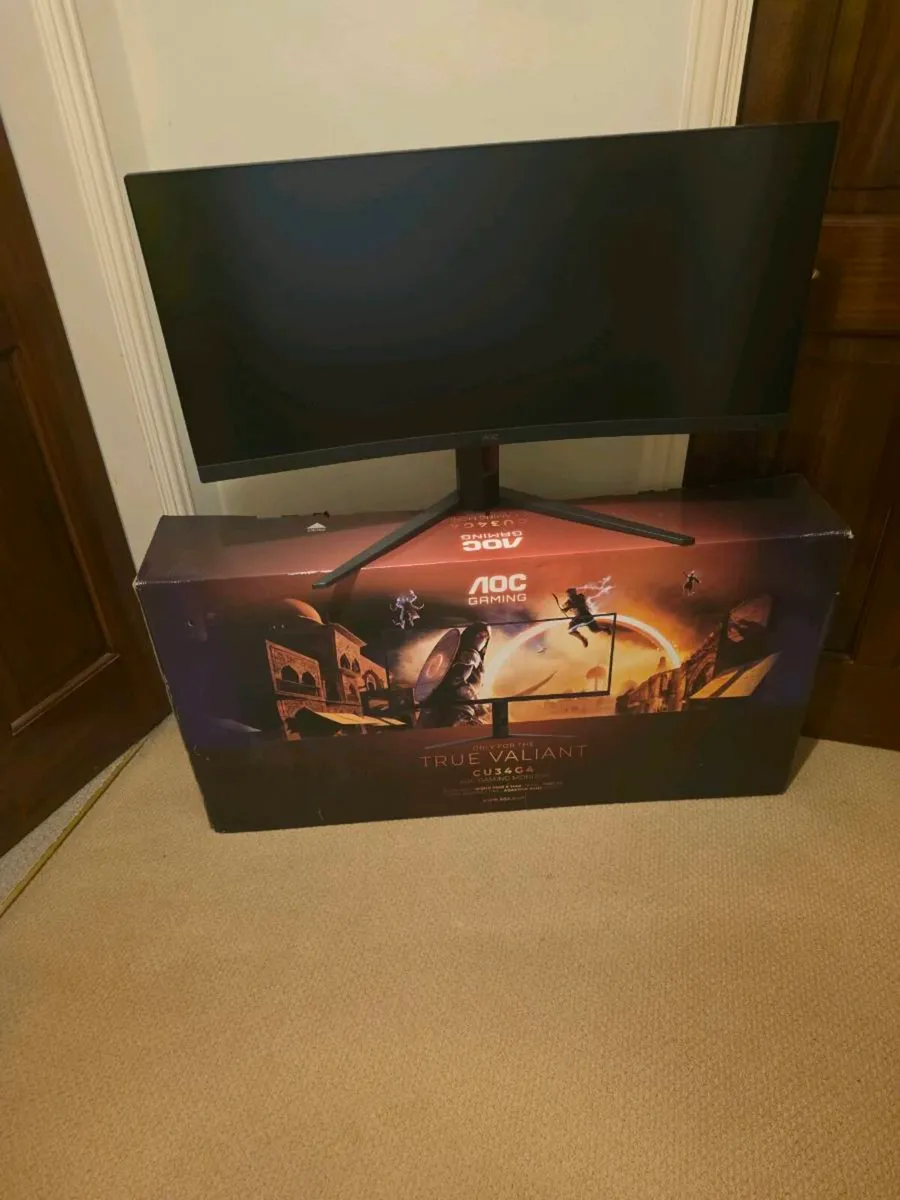 Curved AOC Gaming Monitor - Image 1