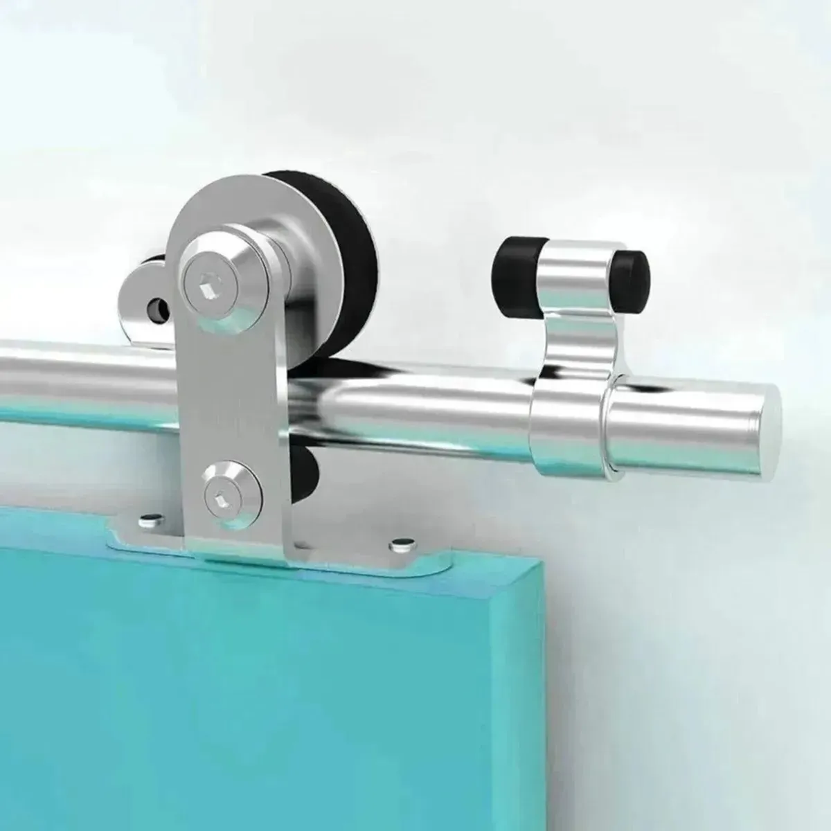 Barn Door Track Kit 167cm 5.5FT Sliding Rail - Image 2