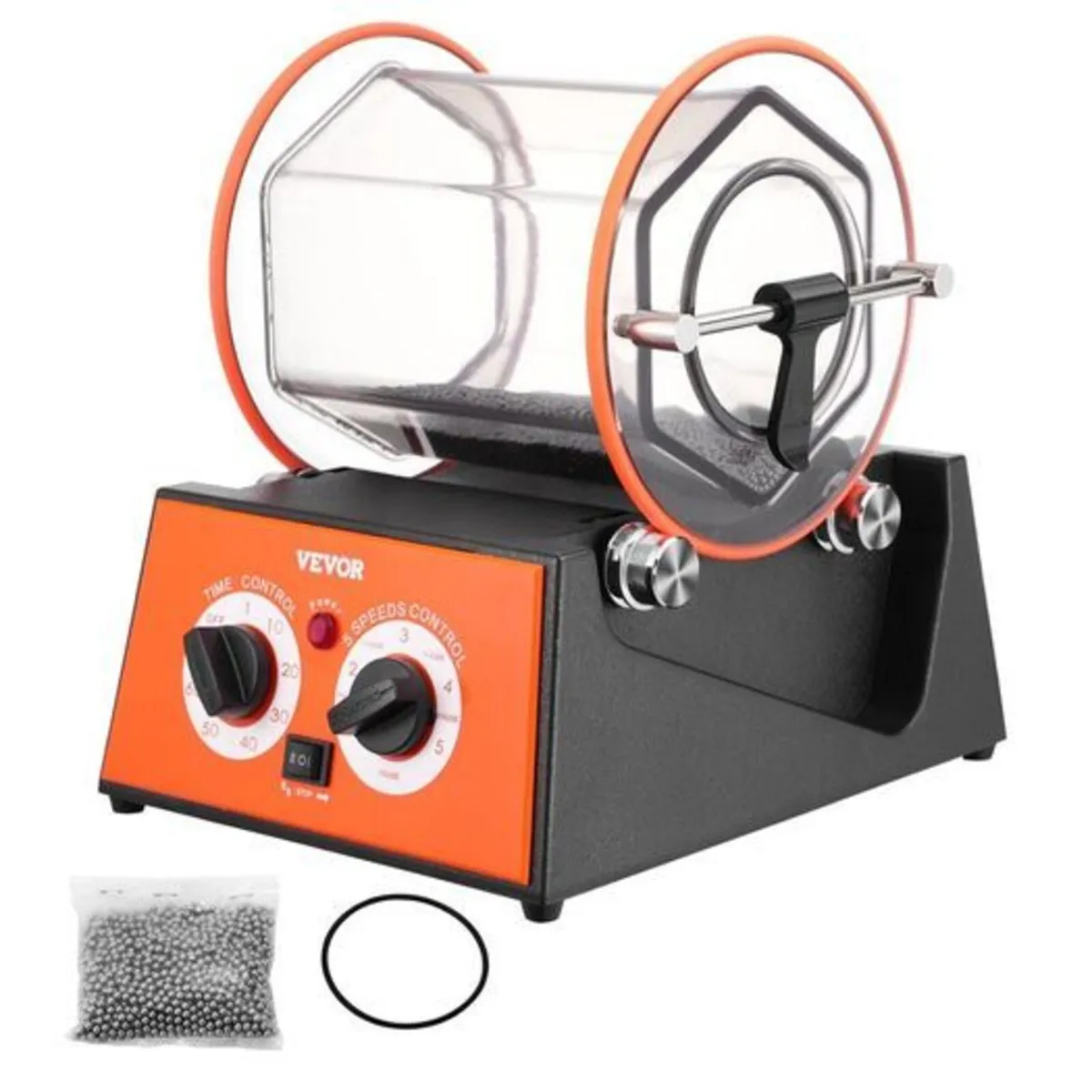 Polishing Drum Jewelery Polishing Machine 5 kg Rot - Image 1