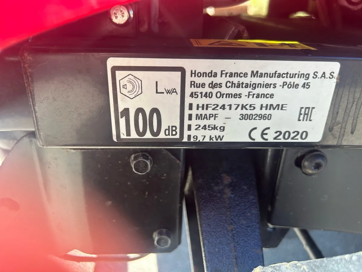 2020 Honda 2417 ride on mower 78.4hrs - Image 2