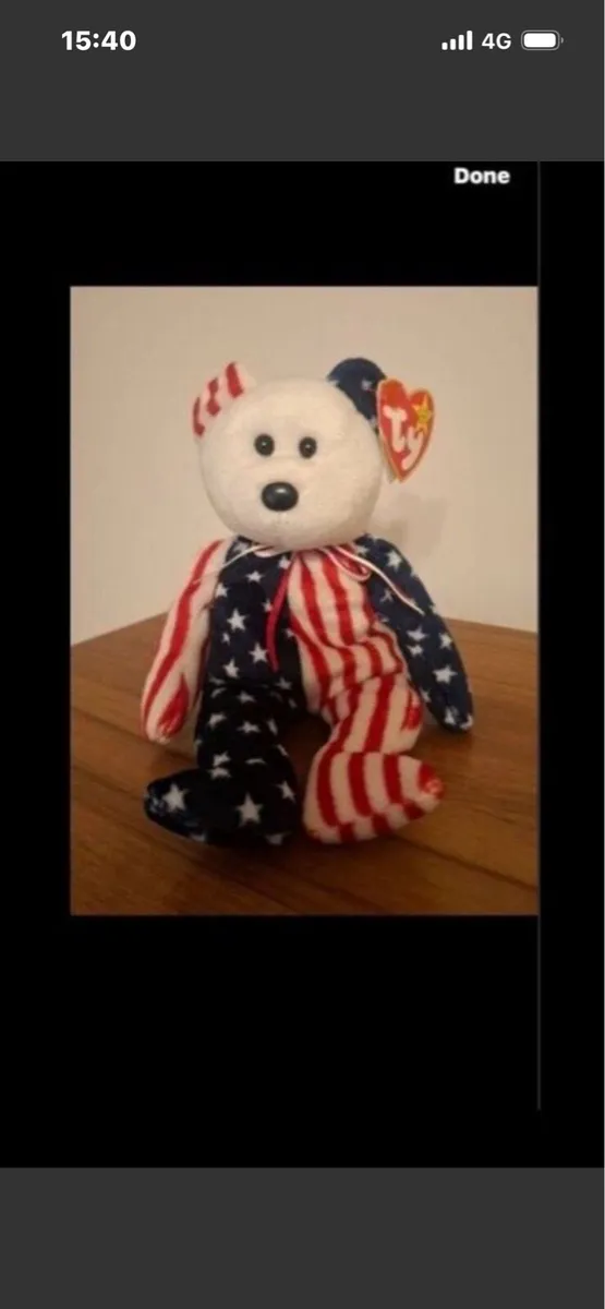 Rare & Retired Beanie Baby- Spangle - Image 1