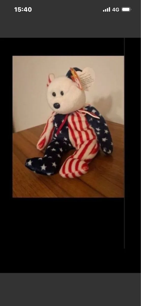 Rare & Retired Beanie Baby- Spangle - Image 2